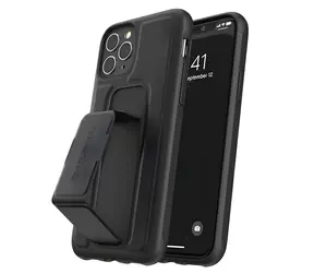 Diesel Grip Case Leather Look černá / Pouzdro / Apple iPhone 12/12 Pro