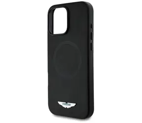 Aston Martin HC FW Logo MagSafe černá / Kryt / Apple iPhone 16 Pro / MagSafe