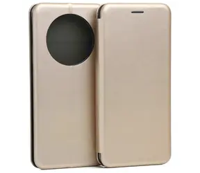 Beline Book Magnetic Case zlatá / Flipové pouzdro / Realme 12 4G / Peněženka na karty / Magnetické zapínání