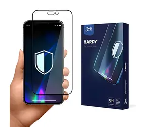 3mk Hardy černá / Tvrzené sklo / Apple iPhone 13 Pro Max a iPhone 14 Plus / 9H