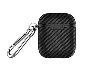 Beline Carbon černá / Pouzdro pro sluchátka / TPU / AirPods 1, 2