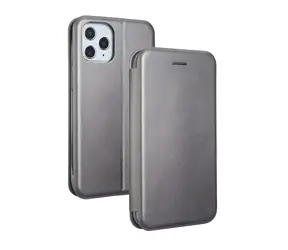 Beline Book Magnetic stříbrná / Pouzdro / pro Apple iPhone 12 mini / Magnetické / PU kůže