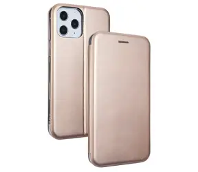 Beline Book Magnetic pouzdro pro Apple iPhone 12 Pro Max růžové zlato / Pouzdro typu kniha / Magnetické zapínání