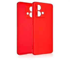 Beline Silicone Case pouzdro pro Motorola Moto Edge 40 Neo červená