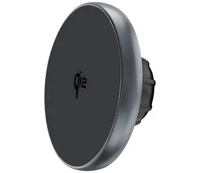 4smarts Screen Mount Qi2 šedá / Magnetický držák na monitor / Bezdrátové nabíjení Qi2 15W / MagSafe / otočný 360°