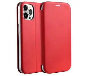 Beline Book Magnetic červená / Pouzdro typu kniha / Apple iPhone 15 Pro / Magnetické, TPU a umělá kůže