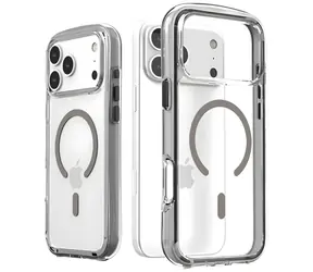Araree Duple M Air iPhone 17 Pro Max šedá / Kryt / MagSafe / Ochrana proti pádu do 1,2 m