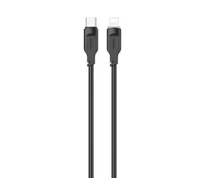 USAMS SJ566 Lithe černá / Datový kabel Lightning - USB-C / 1,2 m / 20W PD Fast Charge