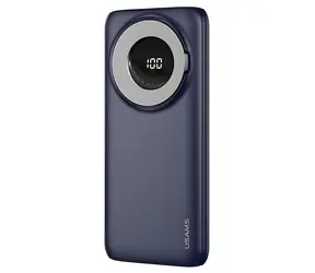 USAMS PB62 modrá / Powerbanka / 10000 mAh / MagSafe / PD 20W + QC3.0