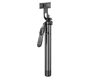 AWEI X56 černá / Selfie tyč / Bluetooth 5.0 / LED přisvětlení / stativ