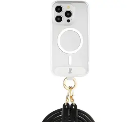 Just Elegance PopGrip iPhone 15 Pro průhledná / Kryt / MagSafe / Grip a stojánek