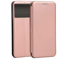 Beline Book Magnetic pro Xiaomi Poco M5 růžové zlato / Pouzdro / Flipové / Magnetické / Stojánek
