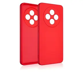 Beline Silicone Case červená / Zadní kryt / Oppo Reno 12F 5G