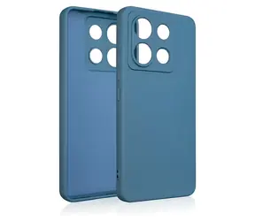 Beline Silicone Poco X6 modrá / Zadní kryt / Silikonový