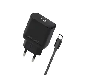 Beline BLNCB30C černá / Nabíječka USB-C / 30W / PD 3.0 / GaN / kabel USB-C 1m