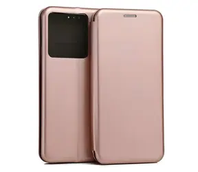 Beline Book Magnetic pouzdro Xiaomi Redmi Note 13 Pro 5G růžovozlatá / Pouzdro / Flip / Magnetické zavírání