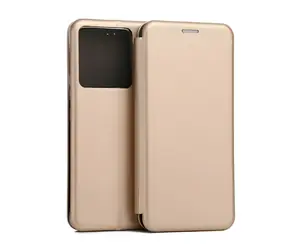 Beline Book Magnetic pouzdro Xiaomi Redmi Note 13 Pro 5G zlatá / Pouzdro / Flip / Magnetické zavírání