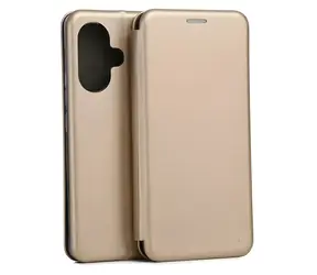 Beline Book Magnetic pouzdro pro Xiaomi Redmi Note 13 Pro+ 5G zlatá / Pouzdro / Flip / Magnetické zavírání