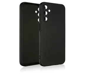 Beline Silicone Case pro Samsung Galaxy A15 černá / Kryt / Silikon / Textilní podšívka