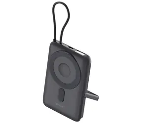 4smarts Enterprise Pocket Space Grey / Powerbanka / 10000 mAh / 22,5W / Qi2 ready / USB-C