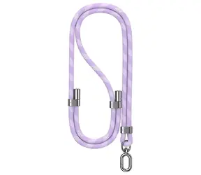 USAMS ZB316 bílo-růžová / Šňůrka na telefon / Univerzální / 160 cm / Polyester, zinek