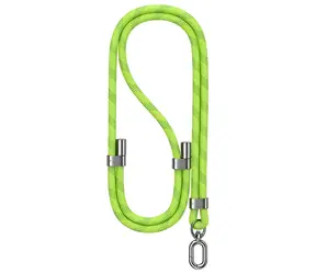 USAMS ZB316 zelená / Šňůrka na telefon / Univerzální / 160 cm / Polyester, zinek