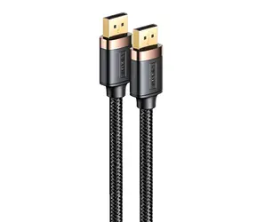 USAMS SJ531 U74 černá / Kabel DisplayPort / DP 1.2 / 4K 60Hz / 2K 144Hz / 2 m