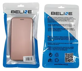 Beline Book Magnetic pouzdro Oppo Reno4 Pro 5G růžové zlato / Pouzdro typu kniha / Magnetické zavírání