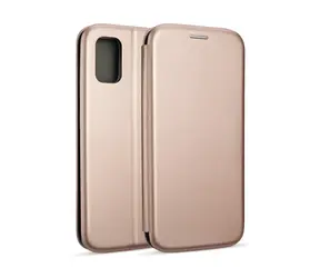 Beline Magnetic Samsung Galaxy A41 (SM-A415) růžové zlato / Pouzdro typu kniha / Magnetické zapínání