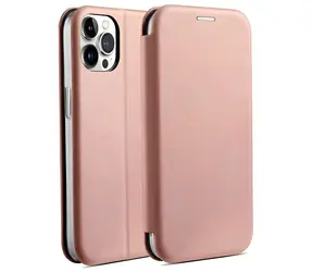 Beline Book Magnetic růžové zlato / Pouzdro / Apple iPhone 15 Pro / Magnetické