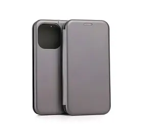Beline Book Magnetic ocelová / Pouzdro typu kniha / Apple iPhone 15 Pro / Magnetické, TPU a umělá kůže