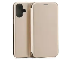Beline Book Magnetic zlatá / Pouzdro typu kniha / Apple iPhone 16 Plus 6,7" / Magnetické zavírání