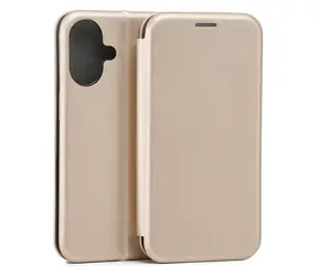 Beline Book Magnetic zlatá / Pouzdro / Apple iPhone 16 6,1" / S magnetem