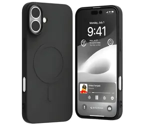 Mercury Semi-Silicone MagSafe iPhone 16 Plus 6,7" černá / Pouzdro / Silikonové / MagSafe