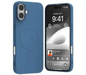 Mercury MagSafe Semi-Silicone pro iPhone 16 Plus modrá / Kryt / MagSafe / Silikon