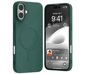 Mercury MagSafe Semi-Silicone pro iPhone 16 Plus zelená / Kryt / MagSafe / Silikon
