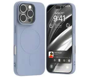 Mercury Semi-Silicone MagSafe iPhone 16 Pro levandulová / Pouzdro / Silikonové / MagSafe