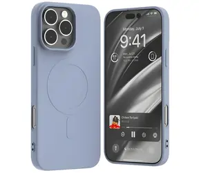 Mercury Semi-Silicone MagSafe levandulová / Kryt / Silikon / MagSafe / iPhone 16 Pro Max 6,9"