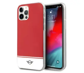 Mini Morris Stripe Collection červená / Kryt / Apple iPhone 12/12 Pro 6,1" / Hardcase / TPU/PC