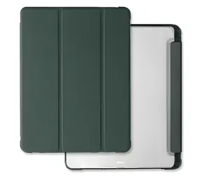 Mercury Clear Back Cover tmavě zelená / Pouzdro / iPad Pro 11" (2024) / se stojánkem / TPU/mikrovlákno