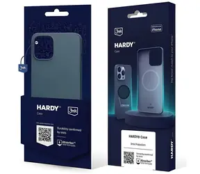 3mk Hardy Case iPhone 15 Plus & 14 Plus 6,7" Royal Blue / Zadní kryt / MagSafe / Silikon