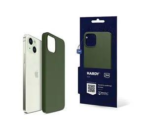 3mk Hardy Case iPhone 15 Plus, 14 Plus zelená / Kryt / 6,7" / Silikonový / MagSafe