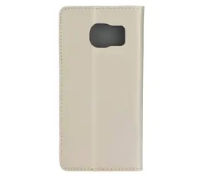 NoName Smart Magnet Book Samsung Galaxy S23 Ultra zlatá / Pouzdro / Flipové / Peněženka / Magnetické zavírání