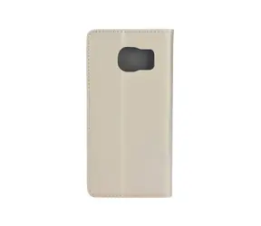 Flipové pouzdro Smart Magnet Samsung Galaxy S23 zlatá / Pouzdro / Flip / Magnetické / Peněženka, stojánek