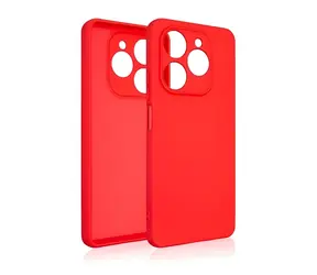 Beline Silicone Case TECNO Spark 20 Pro červená / Pouzdro / Silikonové / Zvýšené hrany