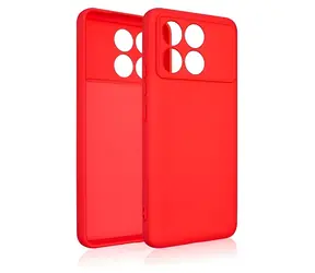 Beline Silicone Case Xiaomi Poco F6 Pro červená / Pouzdro / Silikonové