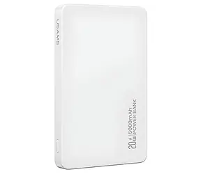 USAMS US-CD231 bílá / Powerbanka / Bezdrátové nabíjení / 20 W PD / 5000 mAh