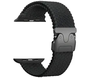 Beline Woven Nylon Parachute 42/44/45/49mm černá / Řemínek pro Apple Watch / nylonový / nastavitelný