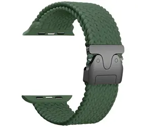 Beline Woven Nylon Parachute 42/44/45/49mm olivová / Řemínek pro Apple Watch / nylonový / nastavitelný