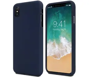 Mercury Soft Feeling pouzdro pro Apple iPhone 14 Plus půlnoční modrá / Pouzdro / TPU